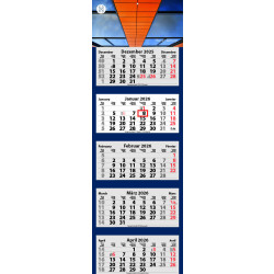 5-Monats Faltkalender "Quintus-Light Plus"