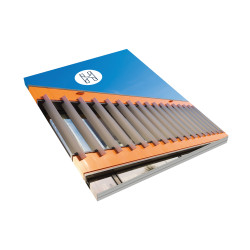 Schreibblock DIN A4 mit Softcover, 50 Blatt