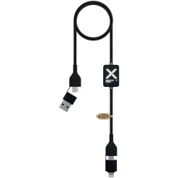SCX.design C32 60W Ladekabel mit Schalter und Leuchtlogo