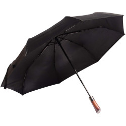 SCX.design R03 Vollautomatik Kompaktregenschirm mit Holzgriff