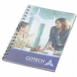 Desk-Mate® A6 Notizbuch mit Kunststoff Cover und Spiralbindung Desk-Mate® A6 Notizbuch mit Kunststoff Cover und Spiralbindung
