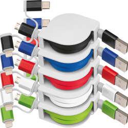 Ausziehbares Ladekabel 3in1 Ausziehbares Ladekabel 3in1