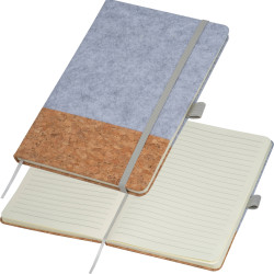 A5 Notizbuch aus Kork und Filz A5 Notizbuch aus Kork und Filz