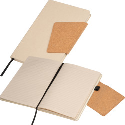 Notizbuch mit einem Einband aus recyceltem Milchkarton und Magnetverschluss Notizbuch mit einem Einband aus recyceltem Milchkarton und Magnetverschluss
