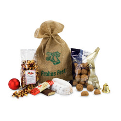 Geschenkset / Präsenteset: Gefüllter Weihnachtssack Geschenkset / Präsenteset: Gefüllter Weihnachtssack