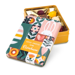 Geschenkartikel / Präsentartikel: Süße Ostergrüße - Pralinendose mit 125 g Geschenkartikel / Präsentartikel: Süße Ostergrüße - Pralinendose mit 125 g