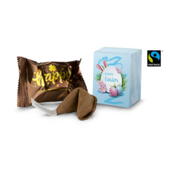 Geschenkartikel / Präsentartikel: Frohe Ostern Glückskeks Schokolade Geschenkartikel / Präsentartikel: Frohe Ostern Glückskeks Schokolade