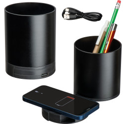 Stifteköcher mit Wireless Charging Stifteköcher mit Wireless Charging