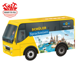 3D Präsent "Bus" Individuelle Befüllung