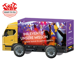 3D Präsent "LKW" Individuelle Befüllung
