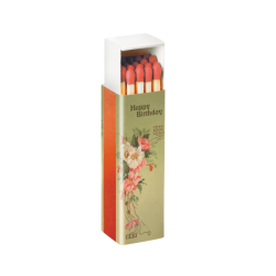Streichholzschachtel mit 20 Streichhölzern, inkl. Vollfarb-Druck 