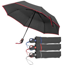 Taschenschirm aus Pongee mit Fiberglas Gestänge Taschenschirm aus Pongee mit Fiberglas Gestänge