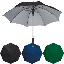 Automatikschirm aus Polyester mit Aluminium Gestänge und UV Schutz