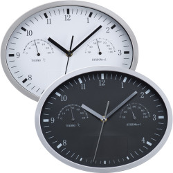 Wanduhr mit Hygro- und Thermometer Wanduhr mit Hygro- und Thermometer
