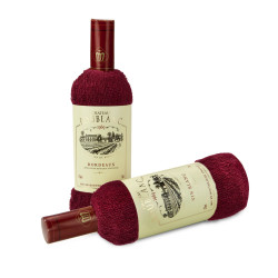 Château Frottee Bordeaux Handtuch