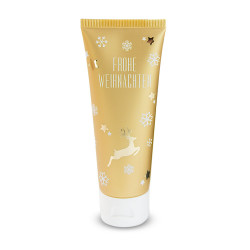 Pflegetube Frohe Weihnachten - 75 ml Hand- & Nagelcreme ALOE VERA SENSITIV Pflegetube Frohe Weihnachten - 75 ml Hand- & Nagelcreme ALOE VERA SENSITIV