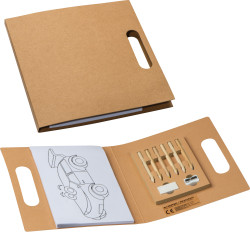 Malbuch in recyceltem Einband CORNELIA