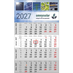 Wandkalender "Smart Four", deutsch