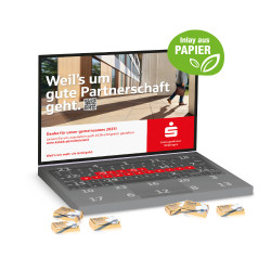 Adventskalender Laptop mit Lindt Schokolade Adventskalender Laptop mit Lindt Schokolade