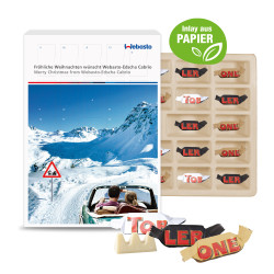 Adventskalender, TOBLERONE Mix, Inlay aus Papier
