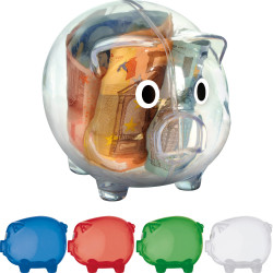 Transparentes Sparschwein