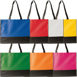 Faltbare Non Woven Einkaufstasche, 2 farbig Faltbare Non Woven Einkaufstasche, 2 farbig
