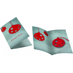 Weihnachtskarte Weihnachtskugel