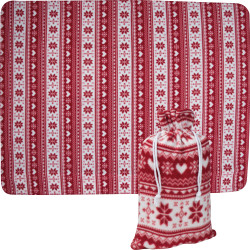 Weihnachtliche Kuscheldecke Weihnachtliche Kuscheldecke