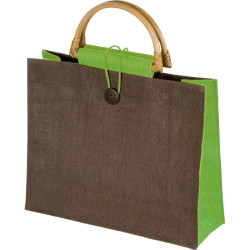 Jutetasche mit Bambusgriffen Jutetasche mit Bambusgriffen
