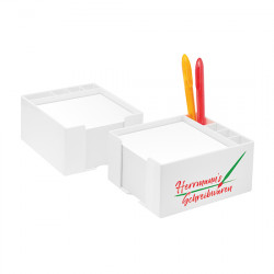 Zettelbox mit Köcher "Ypsilon" Zettelbox mit Köcher "Ypsilon"