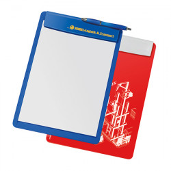 Klemmbrett DIN A4 "Beta", blau