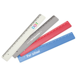 Lineal 16 cm aus recyceltem Kunststoff
