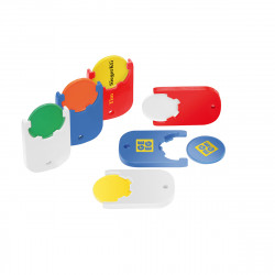 Chiphalter mit 1€-Chip "Gamma", schwarz