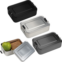 Brotzeitdose aus Aluminium zum Verschließen