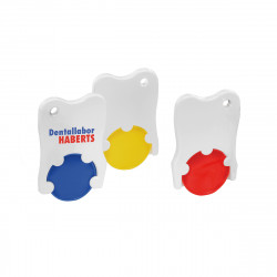 Chiphalter mit 1€-Chip "Zahn"