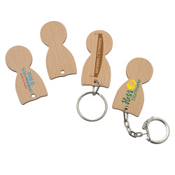 Einkaufswagenlöser Holz