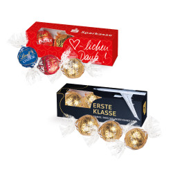 Lindt Lindor Pralinés 3er in Werbekartonage