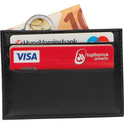 RFID Kreditkartenetui aus Leder ISMAEL