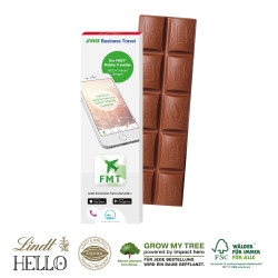 SCHOKOLADENTAFEL LINDT HELLO - 1 Schokoladentafel von Lindt „HELLO“ (100 g) SCHOKOLADENTAFEL LINDT HELLO - 1 Schokoladentafel von Lindt „HELLO“ (100 g)