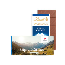 Lindt "Excellence" Schokoladentafel im Werbeschuber