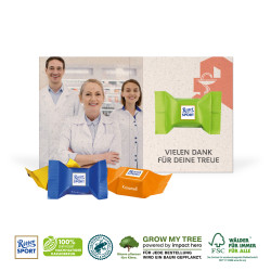 WERBE-KLAPPKARTE - 1 Ritter SPORT Schokowürfel (8 g)