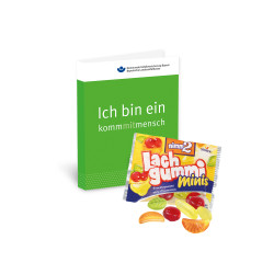 Werbe-Klappkarte, nimm2 Lachgummi minis