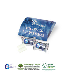 WERBEBRIEFCHEN „FRESH” - 2 Wrigley´s Extra White Kaugummi ( 6 g), zuckerfrei