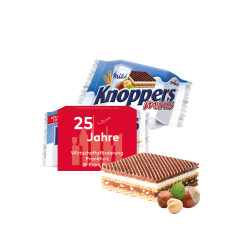 Knoppers Mini im Werbeschuber