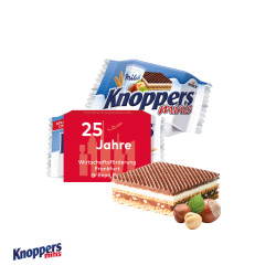 Knoppers Mini im Werbeschuber