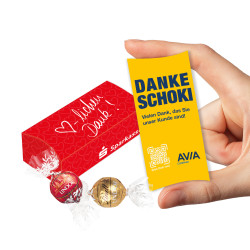 Lindt Lindor Pralinés 2er in Werbekartonage