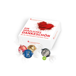 Lindt Lindor Pralinés 4er in Werbekartonage
