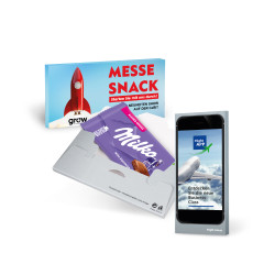 Milka Schokoladentafel, 45 g in Werbekartonage