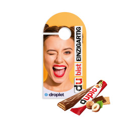Werbekarte "Türanhänger", duplo
