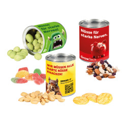 Werbe-Snack-Dose, herzhafter Snack